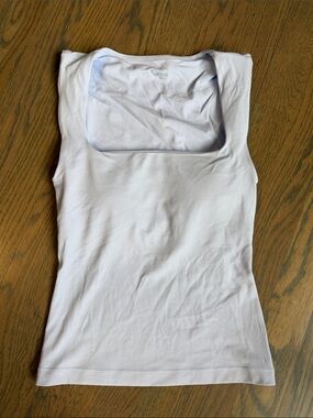 Square Neck Camisole Tank Top - Light Blue